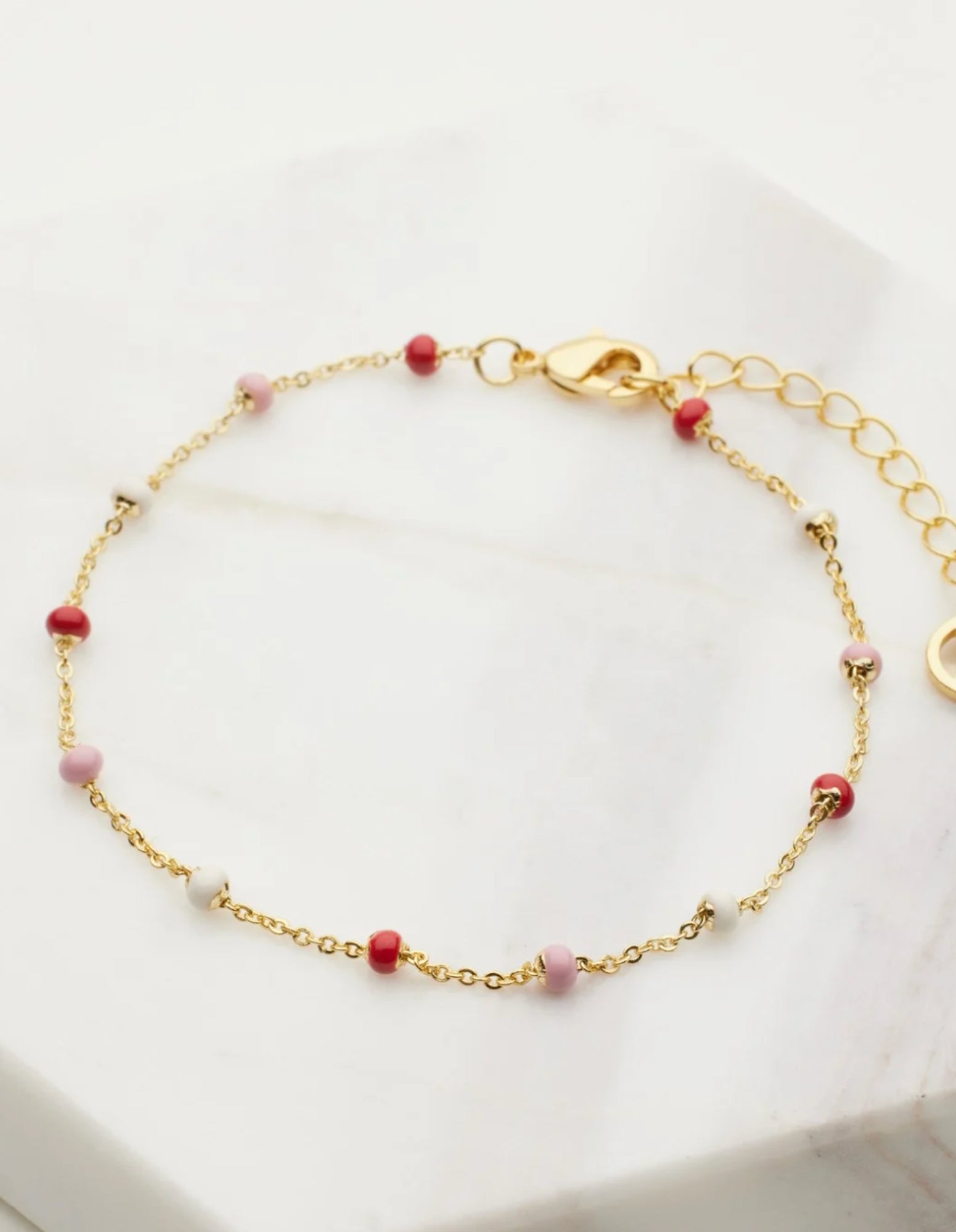 Charlotte Bracelet - Gold/Pink - Zafino