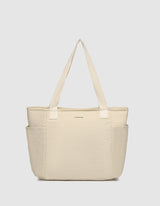 Charlotte Canvas Tote Bag - Natural - Louenhide