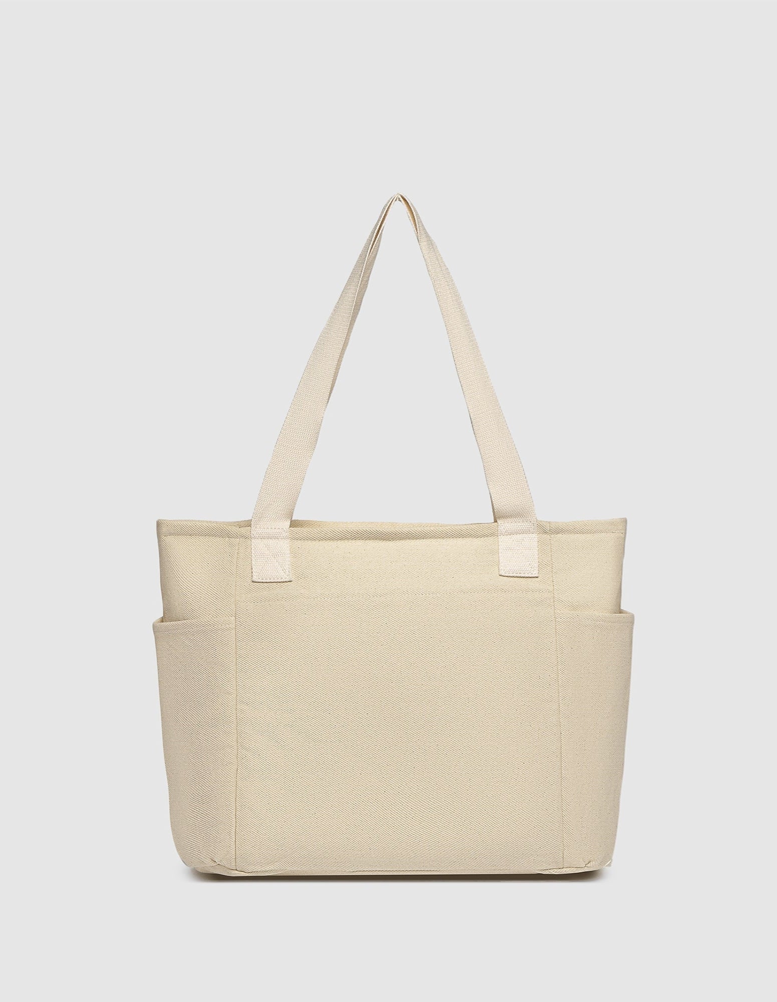 Charlotte Canvas Tote Bag - Natural - Louenhide