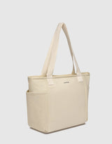 Charlotte Canvas Tote Bag - Natural - Louenhide