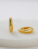 Cleo Hoop Earring Medium - Gold - Zafino