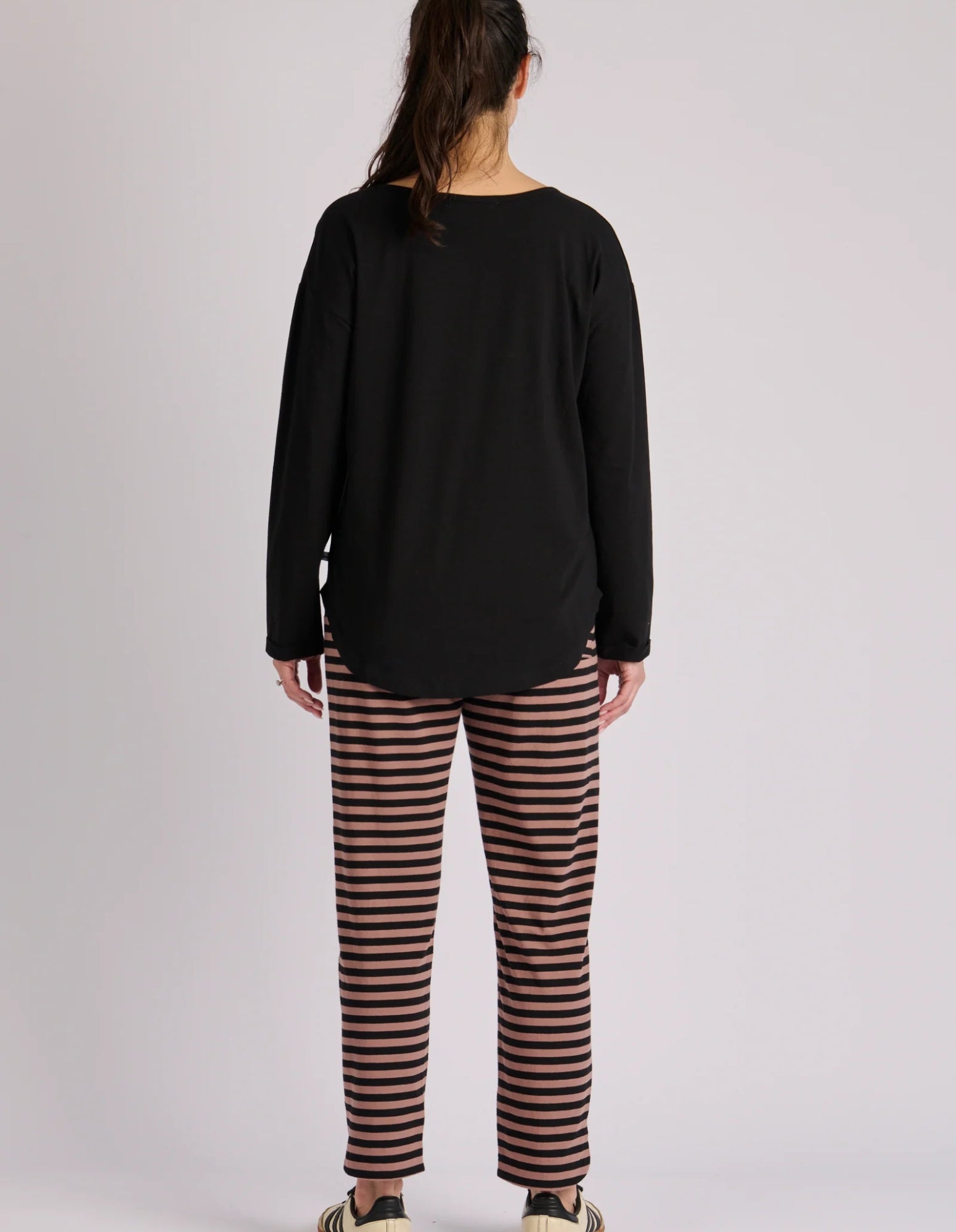 Cuff Sleeve Scoop Hem Tee - One Ten Willow - FUDGE Gifts Home Lifestyle