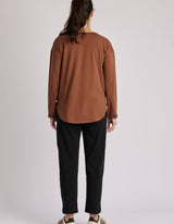 Cuff Sleeve Scoop Hem Tee - One Ten Willow - FUDGE Gifts Home Lifestyle