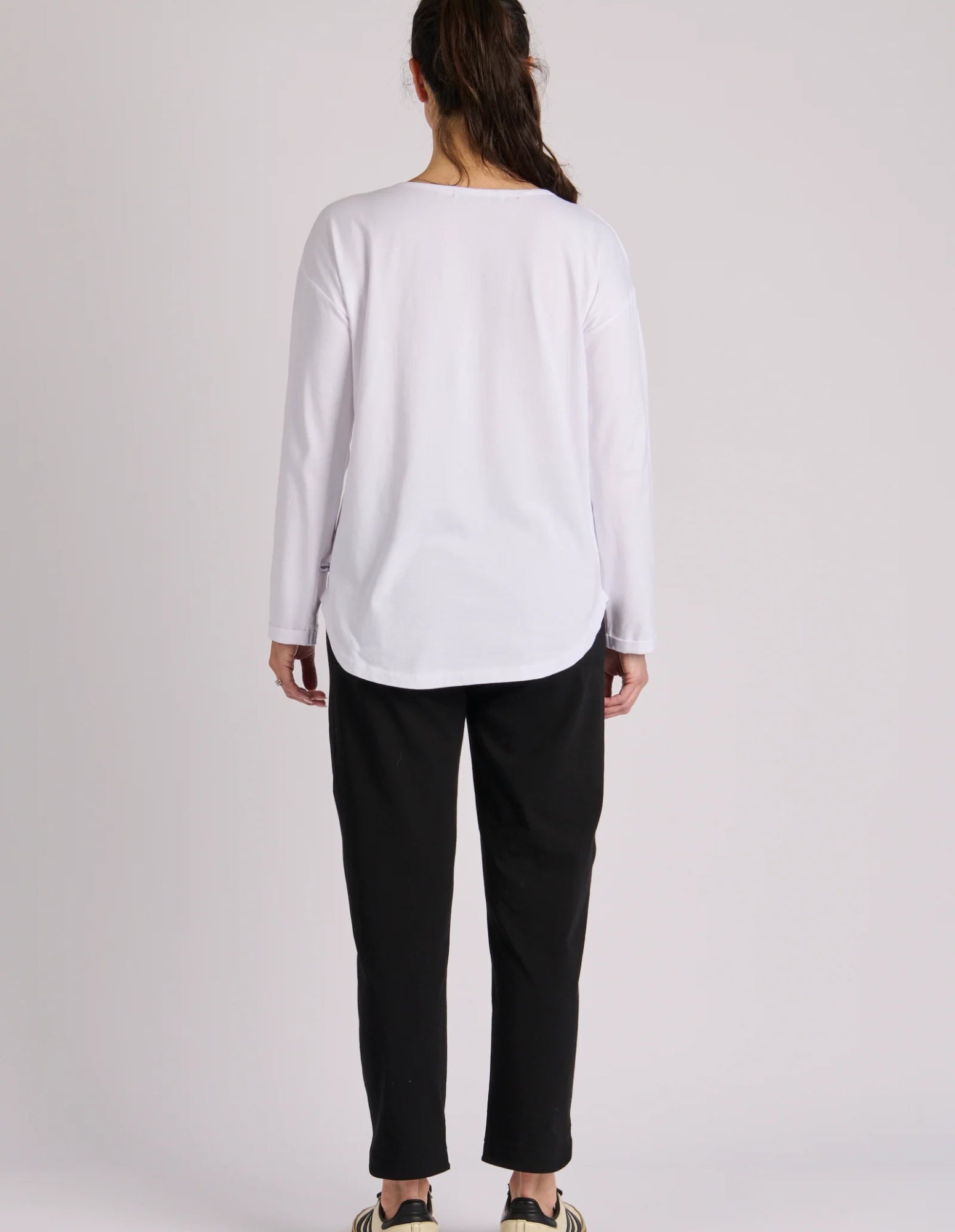 Cuff Sleeve Scoop Hem Tee - One Ten Willow - FUDGE Gifts Home Lifestyle