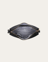 Daisy Stripe Crossbody Bag - Black - Louenhide