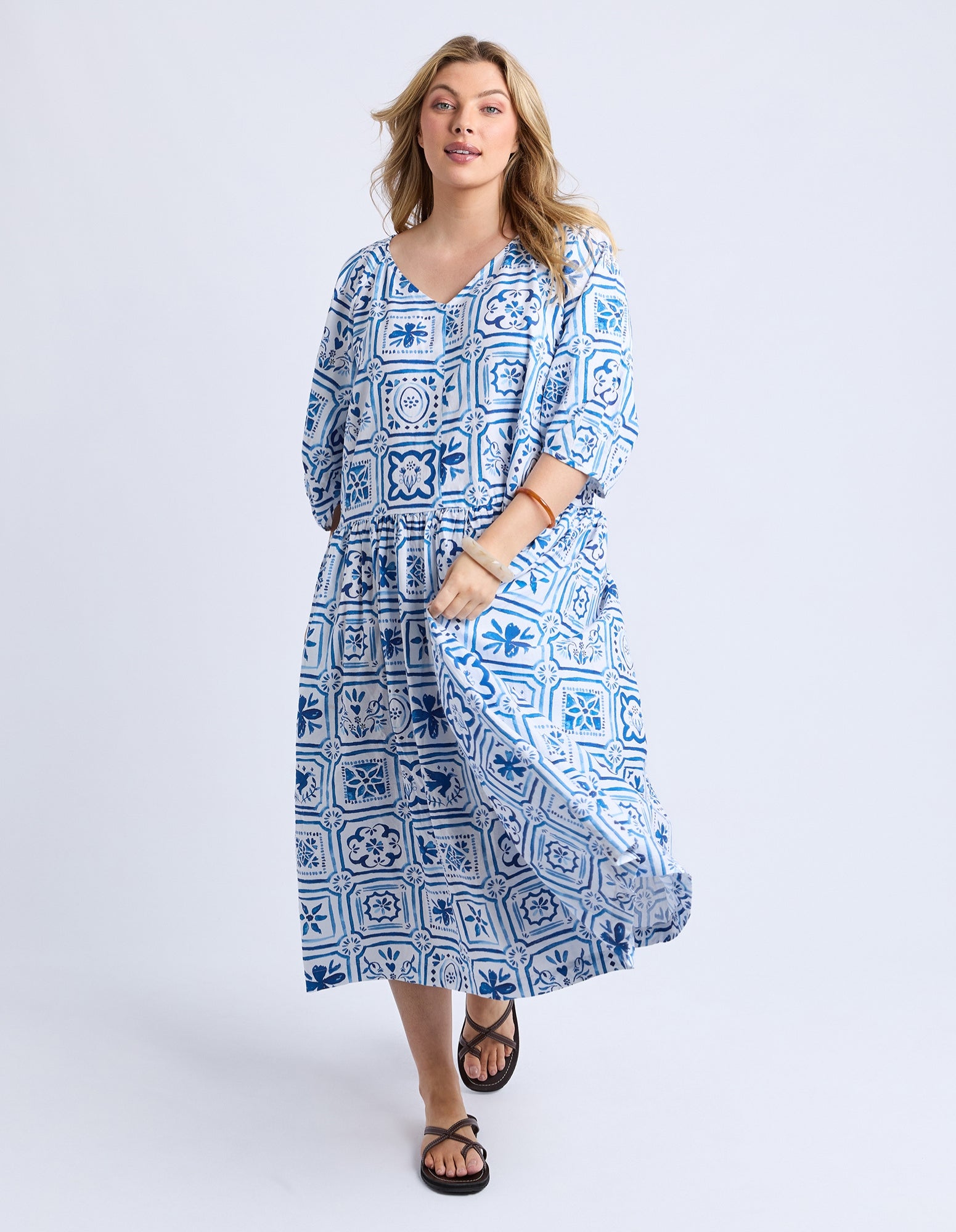 Dolce Tile Midi Dress - Elm Lifestyle