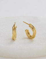 Eloise Hoop Earring - Gold - Zafino