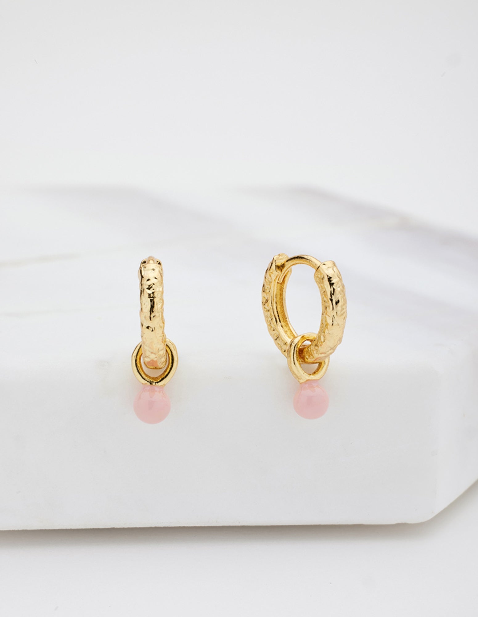 Emery Earring - Gold/Pink - Zafino