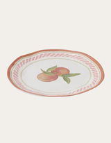 Fiesta Orange Melamine Plate - Large - Madras Link