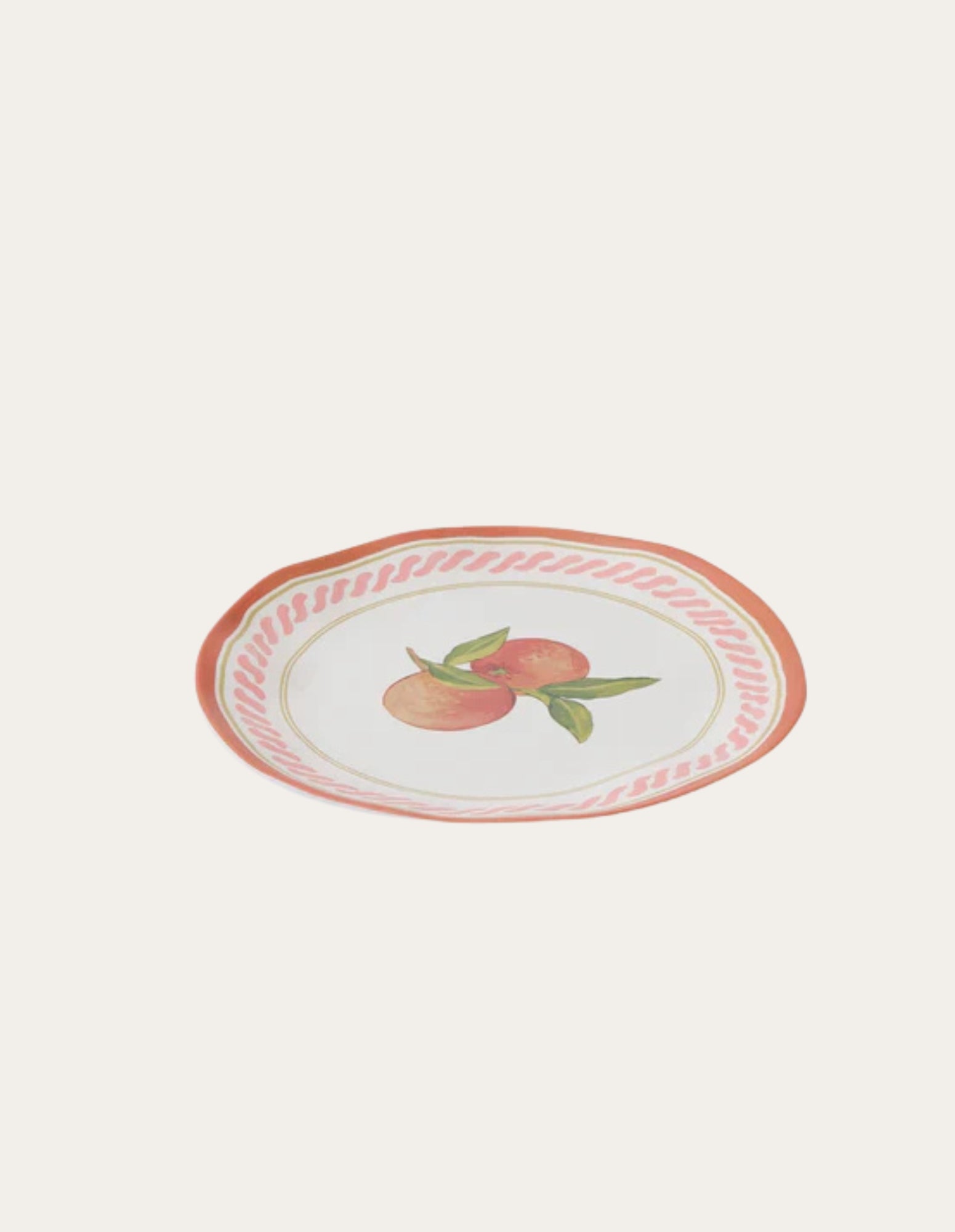 Fiesta Orange Melamine - Small - Madras Link
