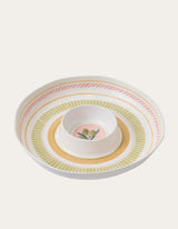 Fiesta Melamine Chip Dip Platter - Madras Link