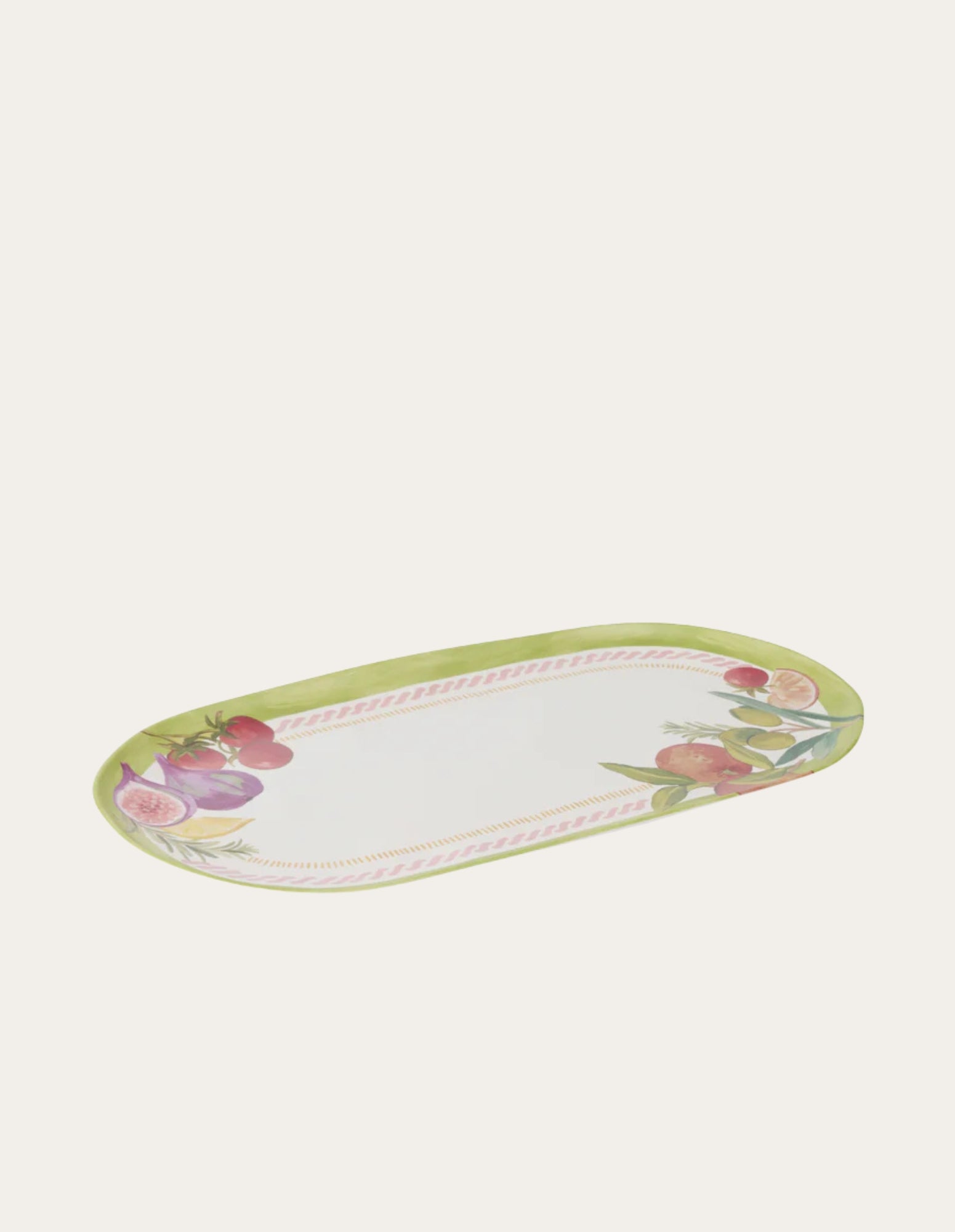 Fiesta Melamine Oval Platter - Friuts - Madras Link