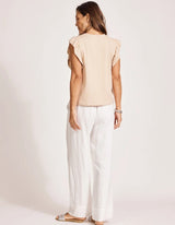 Francia Frill Tank - Stone - Eb&Ive