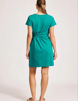 Francia Tie Dress - Lagoon - Eb&Ive
