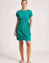Francia Tie Dress - Lagoon - Eb&Ive