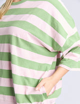Fundamental Mazie Block Stripe Sweat - Elm Lifestyle
