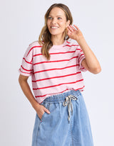 Halli S/S Stripe Tee - Elm Lifestyle