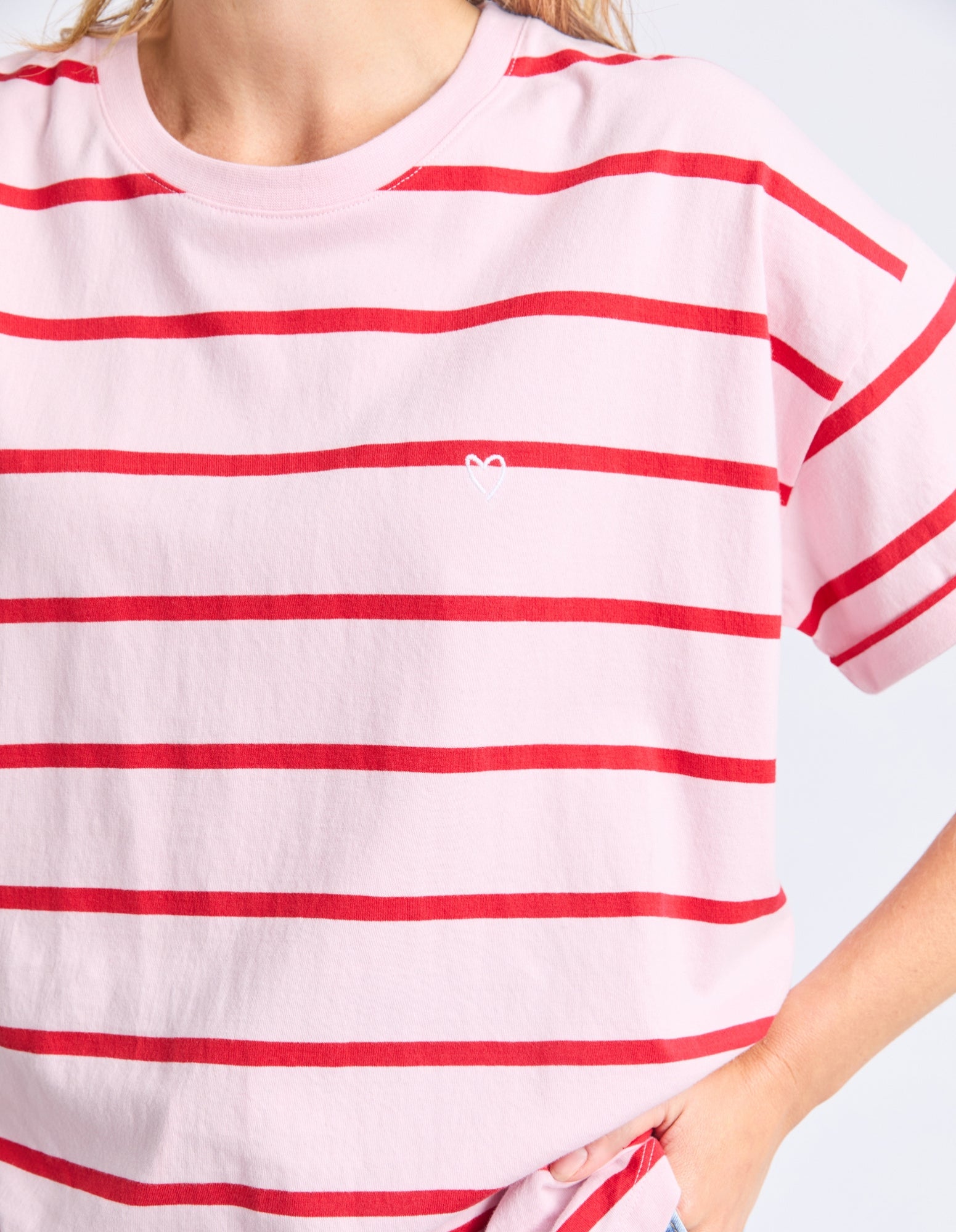 Halli S/S Stripe Tee - Elm Lifestyle