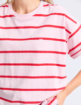 Halli S/S Stripe Tee - Elm Lifestyle