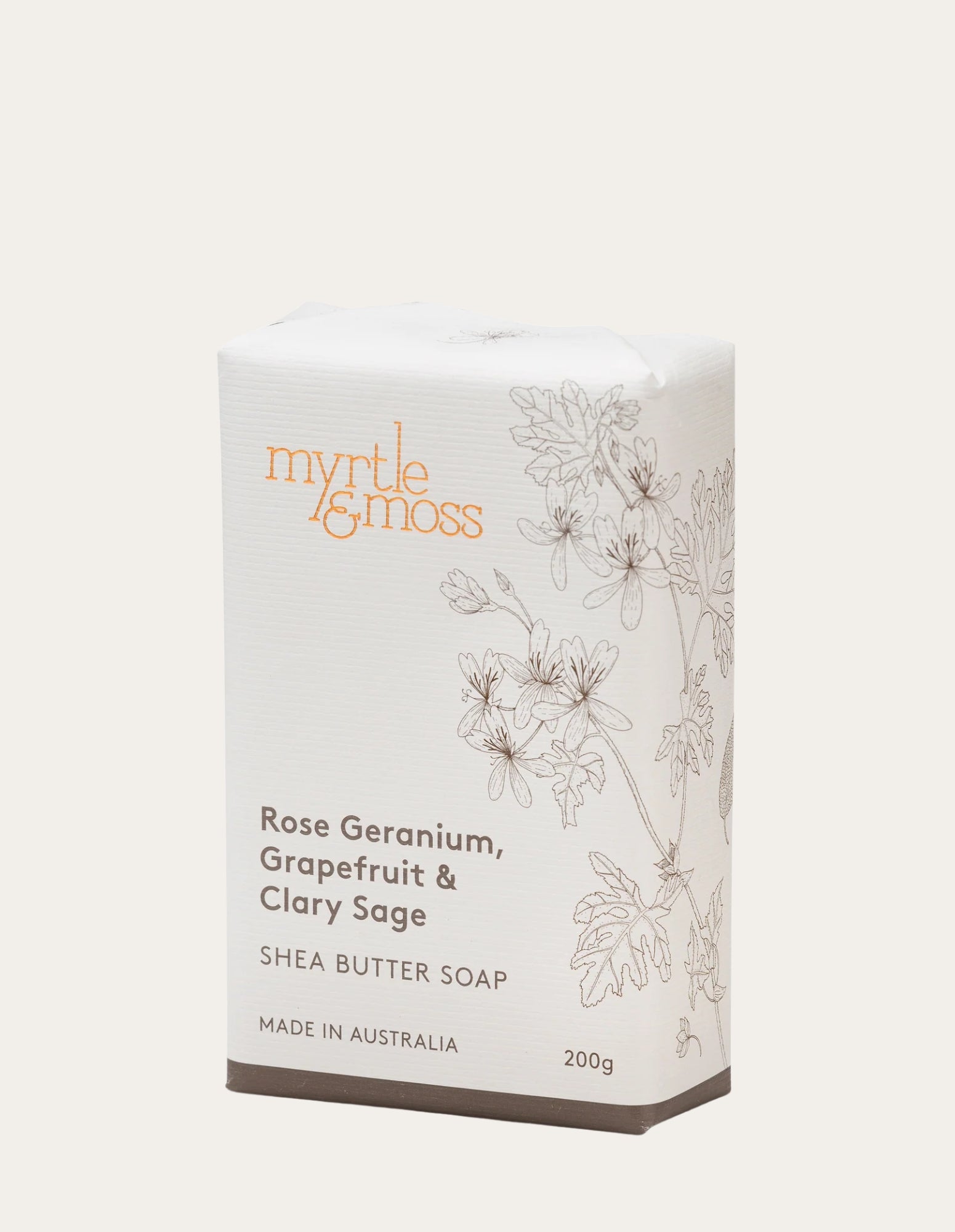 Soap 200g - Rose Geranium - Myrtle & Moss