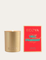 Holiday Collection 460g Goldie Candle - Chilli Strawberry - Ecoya