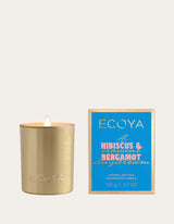 Holiday Collection Mini Goldie Candle - Hibiscus & Bergamot - Ecoya