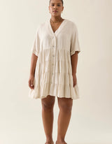 Ingrid Button Dress - Isle of Mine