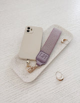 Iris Keyring with Phone Attachment - Lilac - Louenhide
