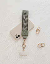 Iris Keyring with Phone Attachment - Sage Green - Louenhide
