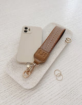Iris Keyring with Phone Attachment - Camel - Louenhide