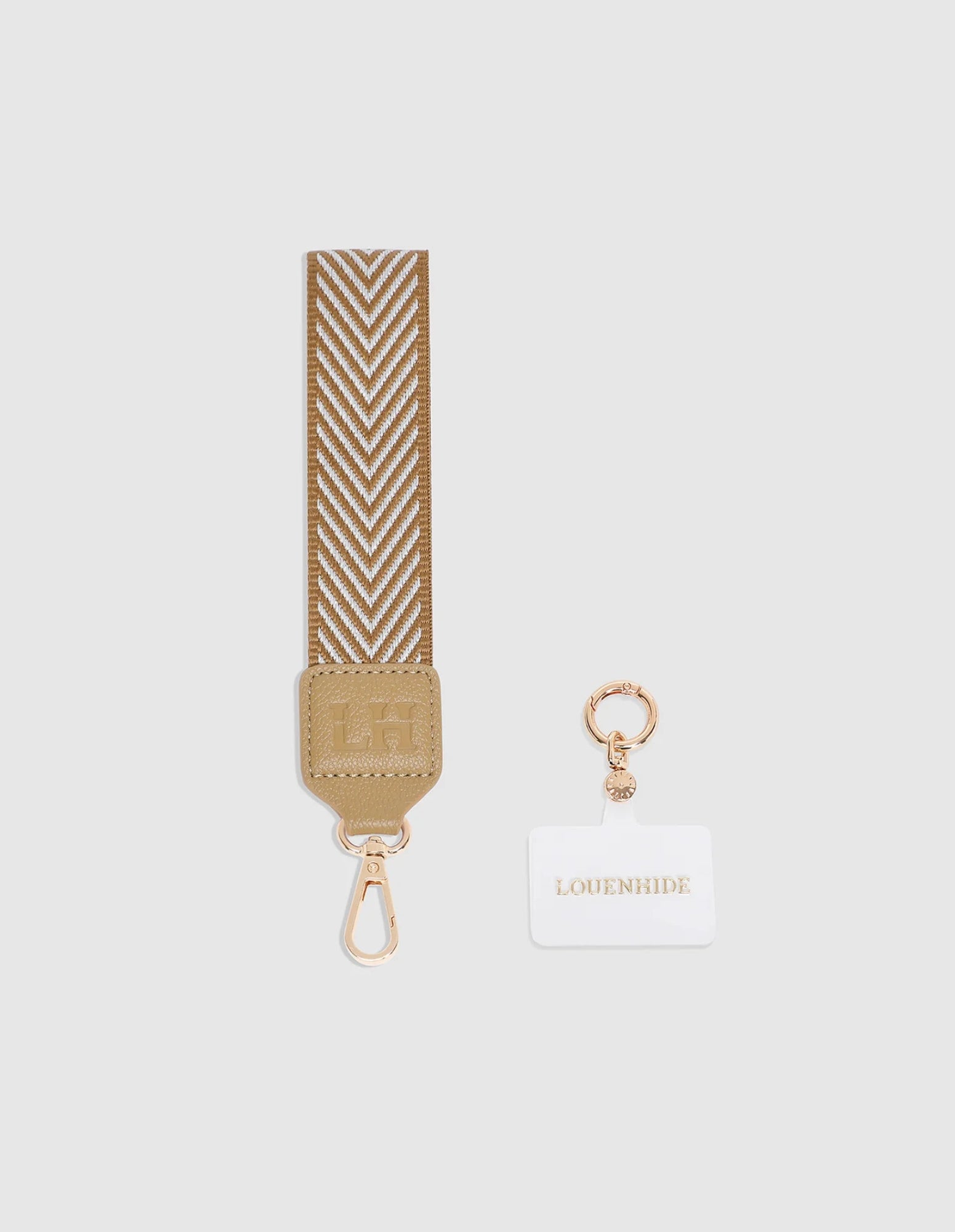 Iris Keyring with Phone Attachment - Camel - Louenhide