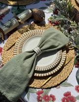 Joy Mother Of Pearls - Napkin Ring Set 4pk - Madras Link