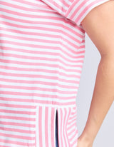 Jarrah Stripe S/S Tee - Pink - Elm Lifestyle