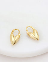 Jess Heart Hoop - Gold- Zafino - FUDGE Gifts Home Lifestyle