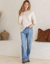 Jessie Rib Detail Knit - Miss Marlow