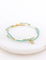 Kate Bracelet - Sea/Gold - Zafino
