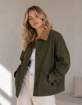 Savannah Barn Jacket - Fudge Lifestyle