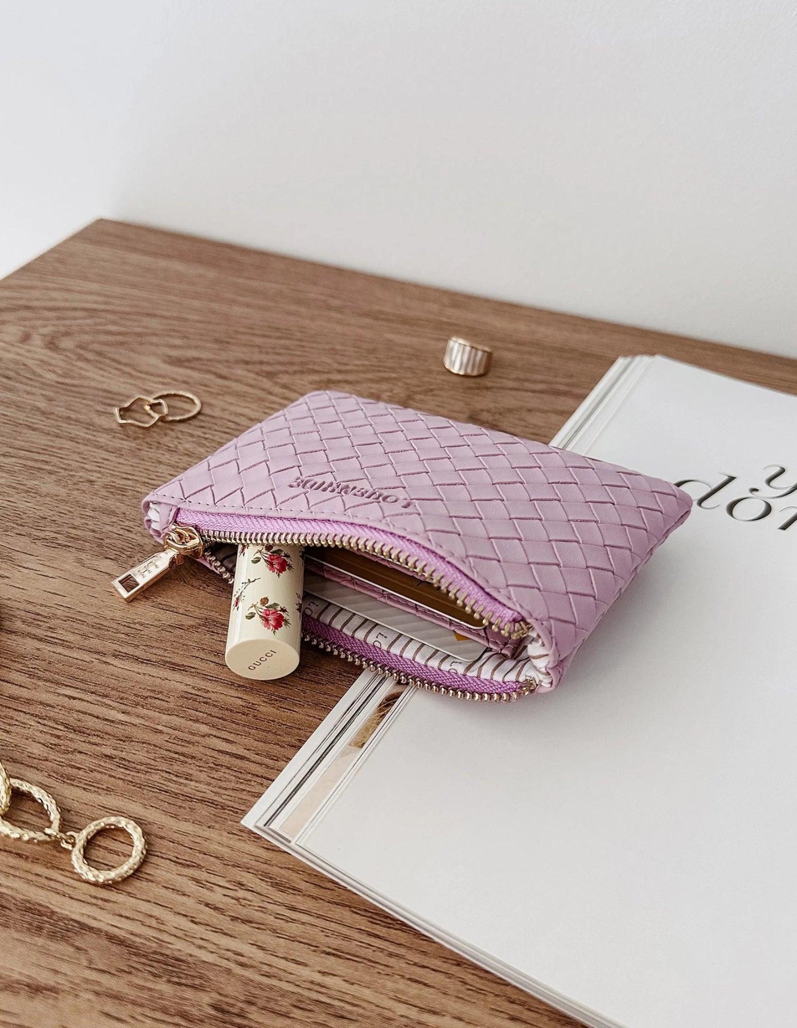 Kuta Purse - Woven Lilac - Louenhide