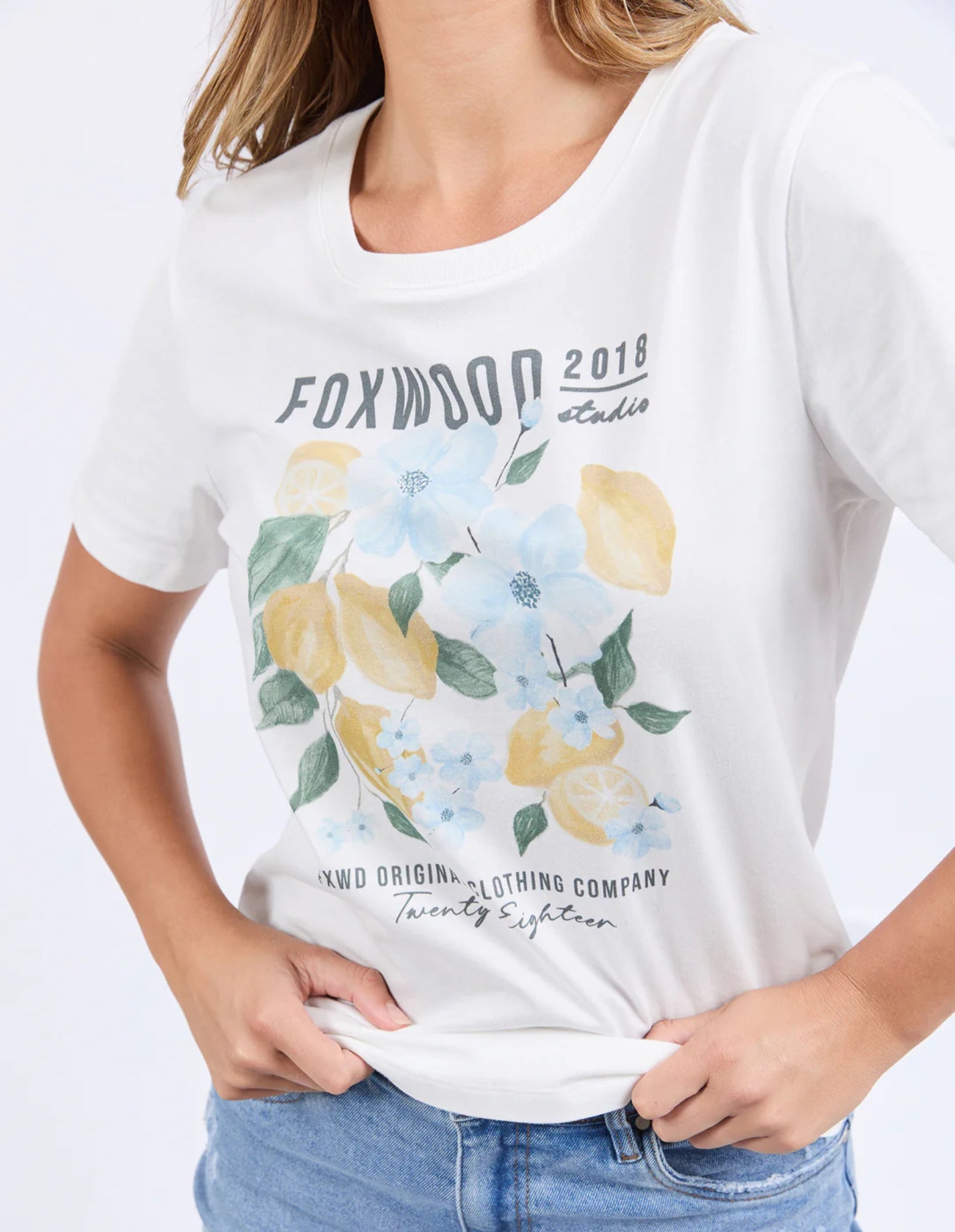 Limoncello Tee - Vintage White - Foxwood