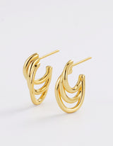 London Hoop - Gold- Zafino - FUDGE Gifts Home Lifestyle