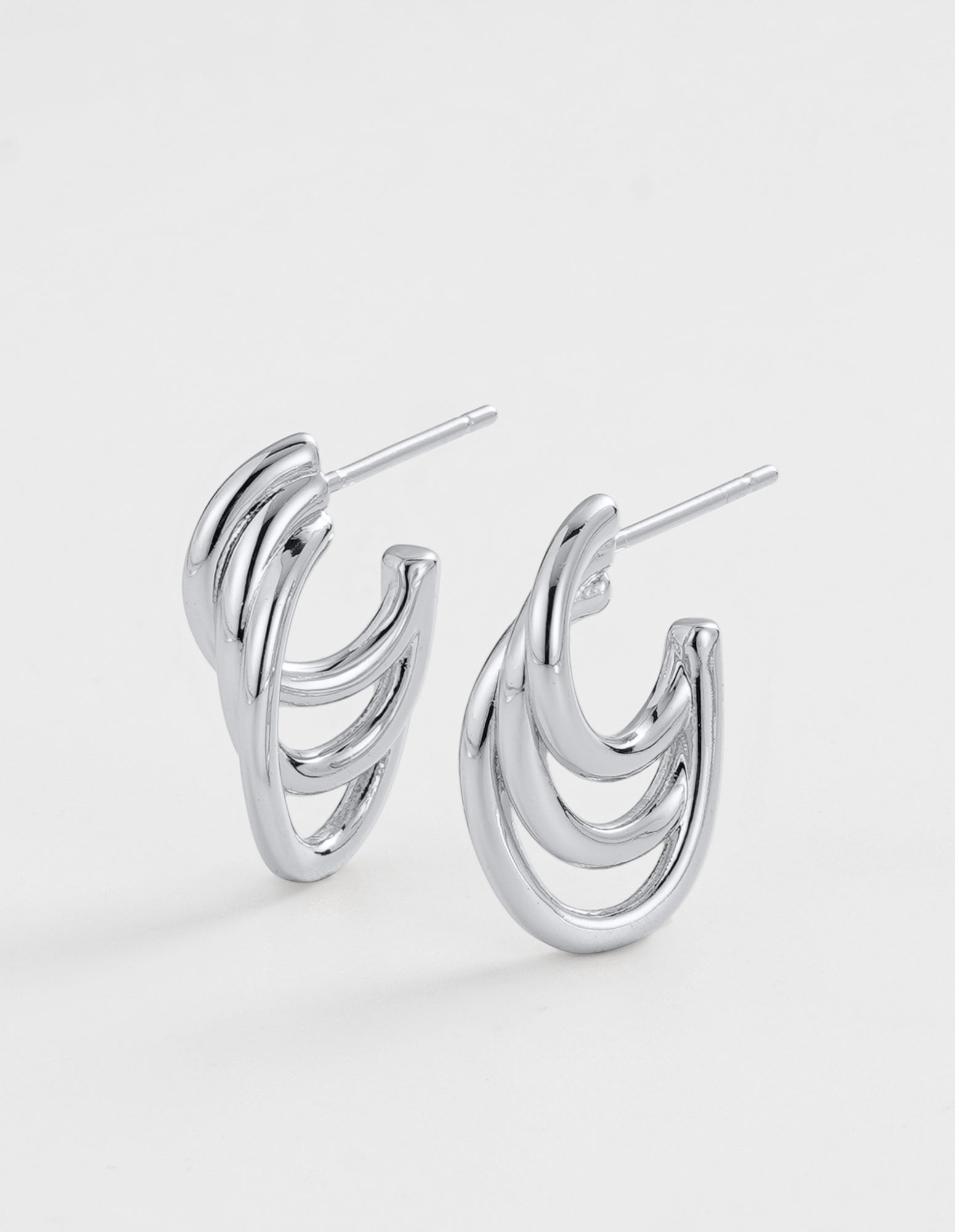 London Hoop - Silver- Zafino - FUDGE Gifts Home Lifestyle