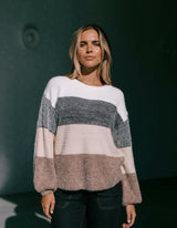 Lucy Colour Block Knit - Miss Marlow - FUDGE Gifts Home Lifestyle