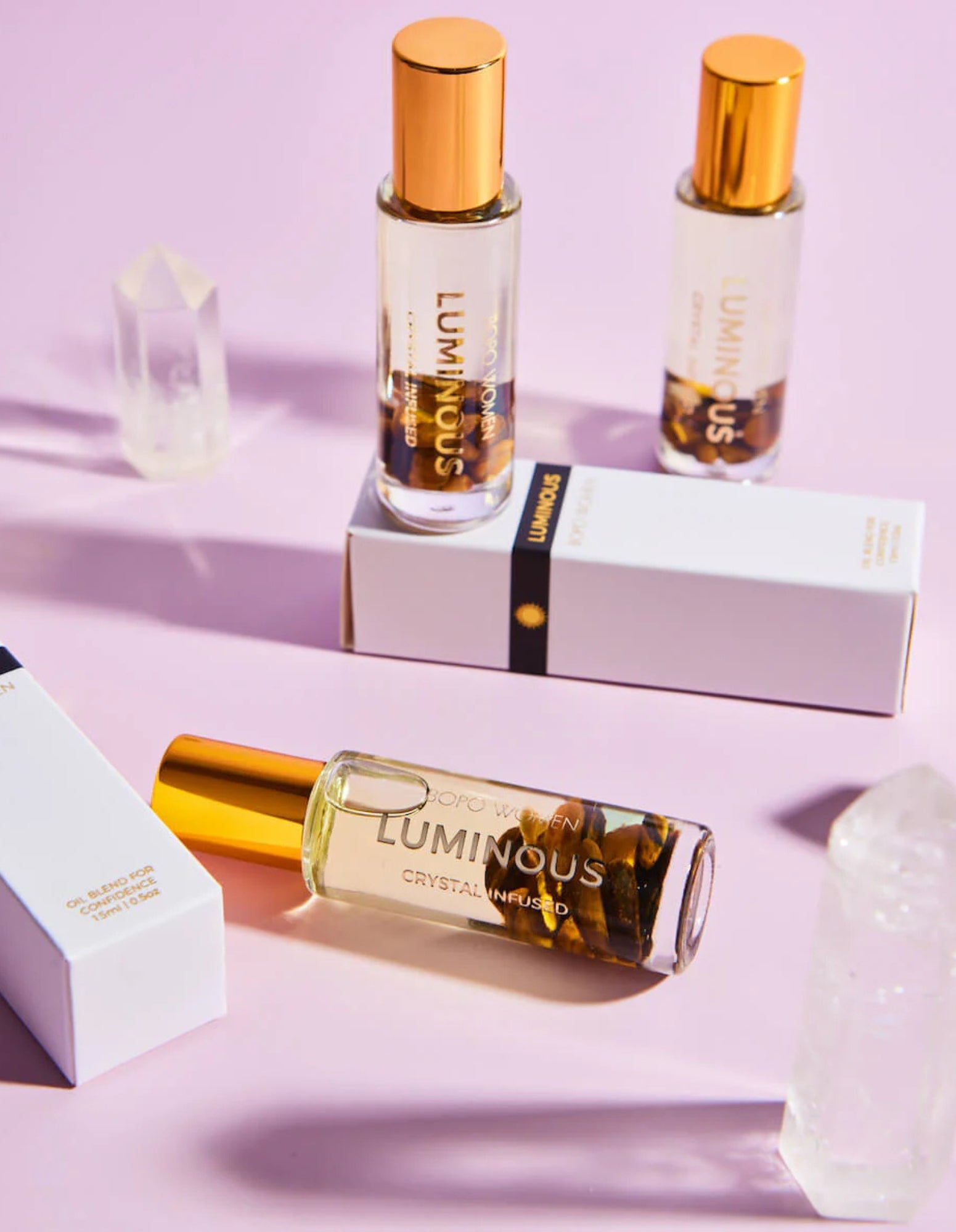 Luminous Crystal Perfume Roller 15ml - Bopo Women