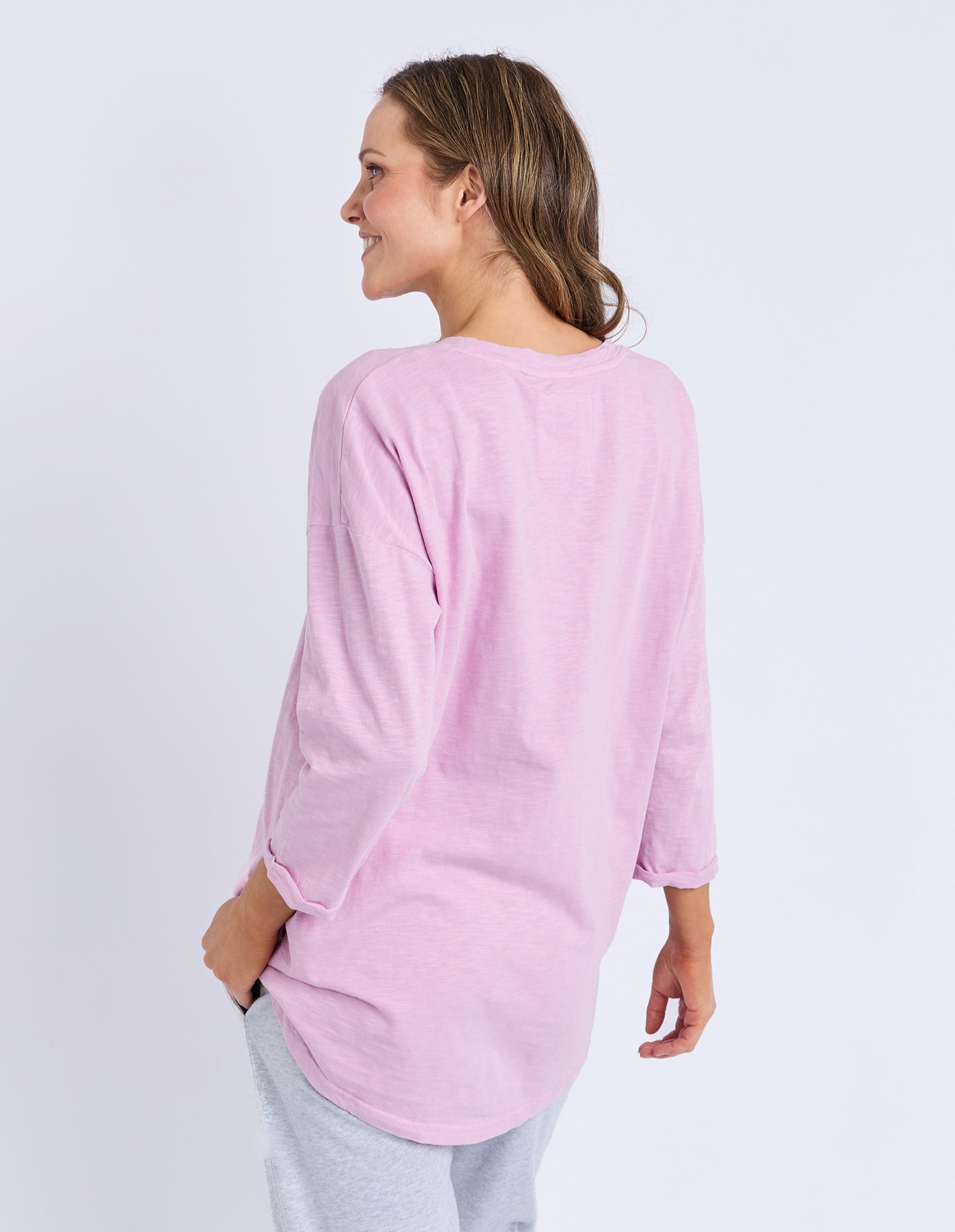 Annie 3/4 Sleeve - Dusty Pink - Elm Lifestyle
