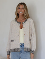 Maci Blanket Stitch Cardigan - Miss Marlow