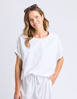 Maura Top - White - Elm Lifestyle