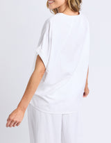 Maura Top - White - Elm Lifestyle
