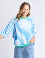 Mazie Stripe Ringer Sweat - Elm Lifestyle