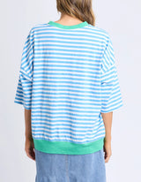 Mazie Stripe Ringer Sweat - Elm Lifestyle