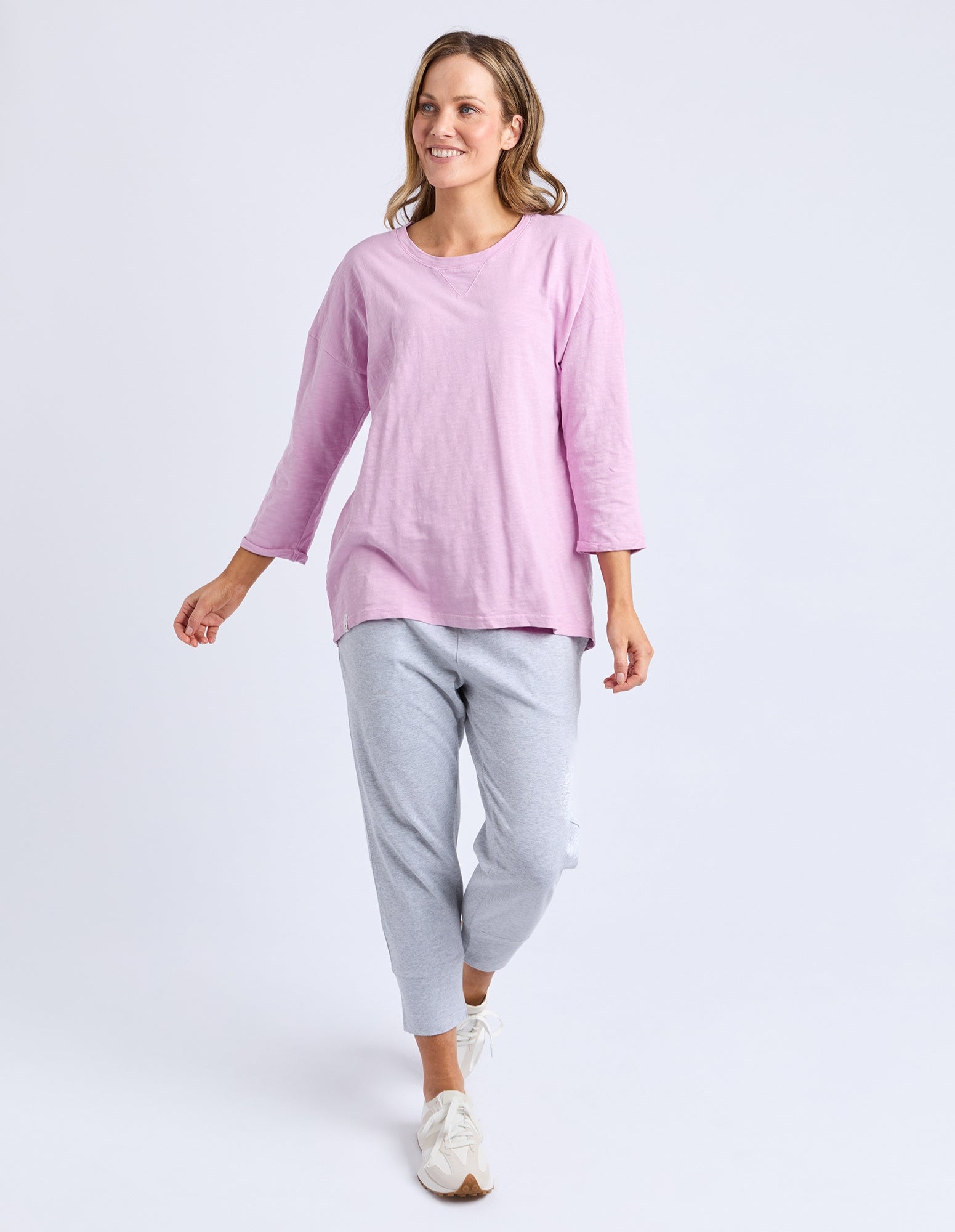 Annie 3/4 Sleeve - Dusty Pink - Elm Lifestyle